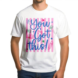 You Got This T-Shirt | Motivational Back to School Graphic Tee | Premium Cotton Shirt | Encouragement Gift for Students and Teachers