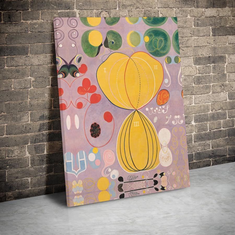 Hilma af Klint The Ten Largest No 7 Canvas Art | Abstract Spiritual Wall Decor | Premium Gallery Wrap Print | Modern Living Room Gift