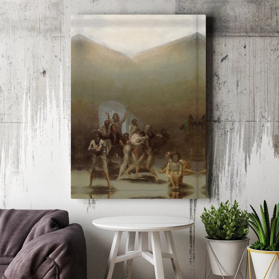 Francisco Goya Pilgrimage to San Isidro Canvas Print | Famous Oil Painting Reproduction | 1.25 Inch Gallery Wrap | Museum Quality Fine Art Gift