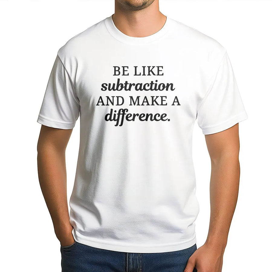 Math Teacher T-Shirt | Funny Subtraction Quote Sweatshirt | Premium Cotton Blend | Mathematics Teacher Appreciation Gift