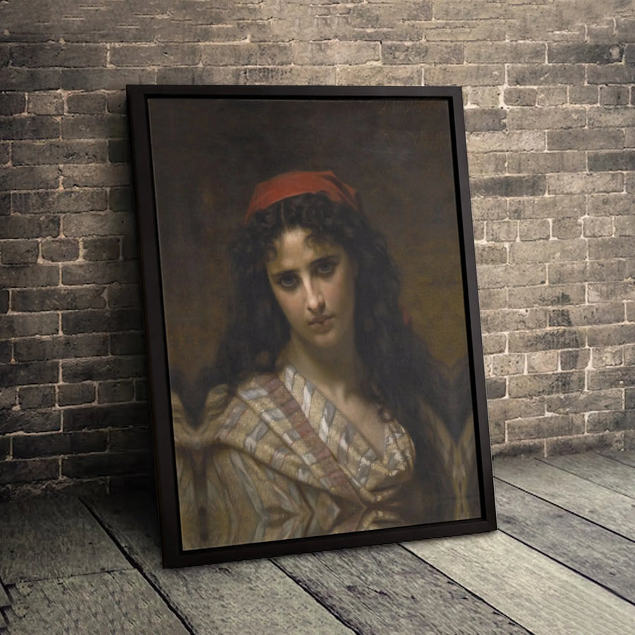 The Sulamite by Alexandre Cabanel Canvas Print | Classic Museum Fine Art Reproduction | 1.25" Thick Gallery Wrap | Aesthetic Home Decor Gift