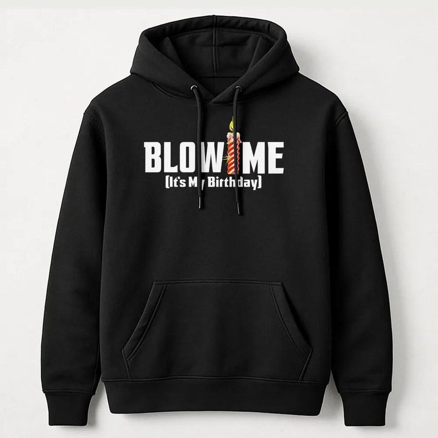 Blow Me It's My Birthday Shirt | Funny Candle Graphic Tee | Premium 100% Cotton | Sarcastic Birthday Party Gift for Adults