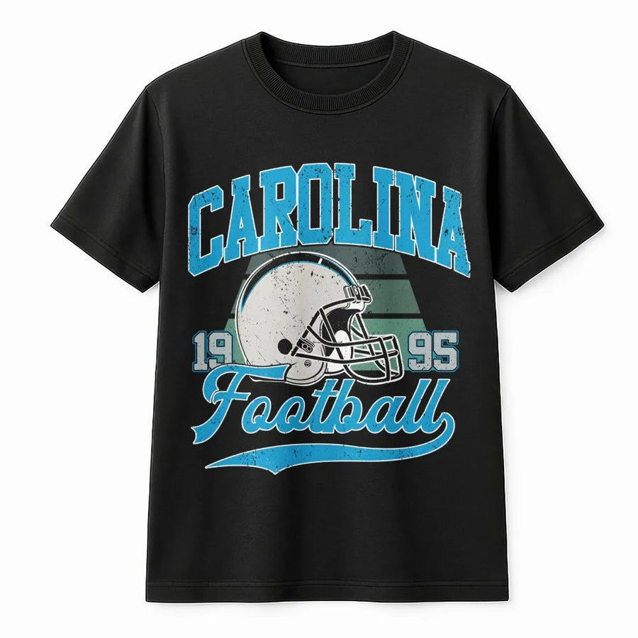 Carolina Vintage Style Football T-Shirt, Panther, Throwback Carolina Football T-Shirt, Gildan T-Shirt Gameday Fan Gift