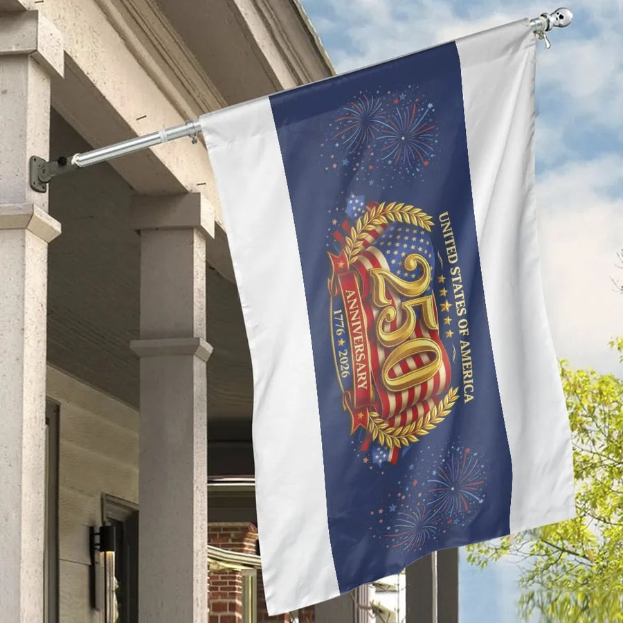 USA 250th Anniversary Flag | 1776-2026 Semiquincentennial Banner | Premium Weather-Resistant Polyester | Collector's Patriotic Home & Garden Gift