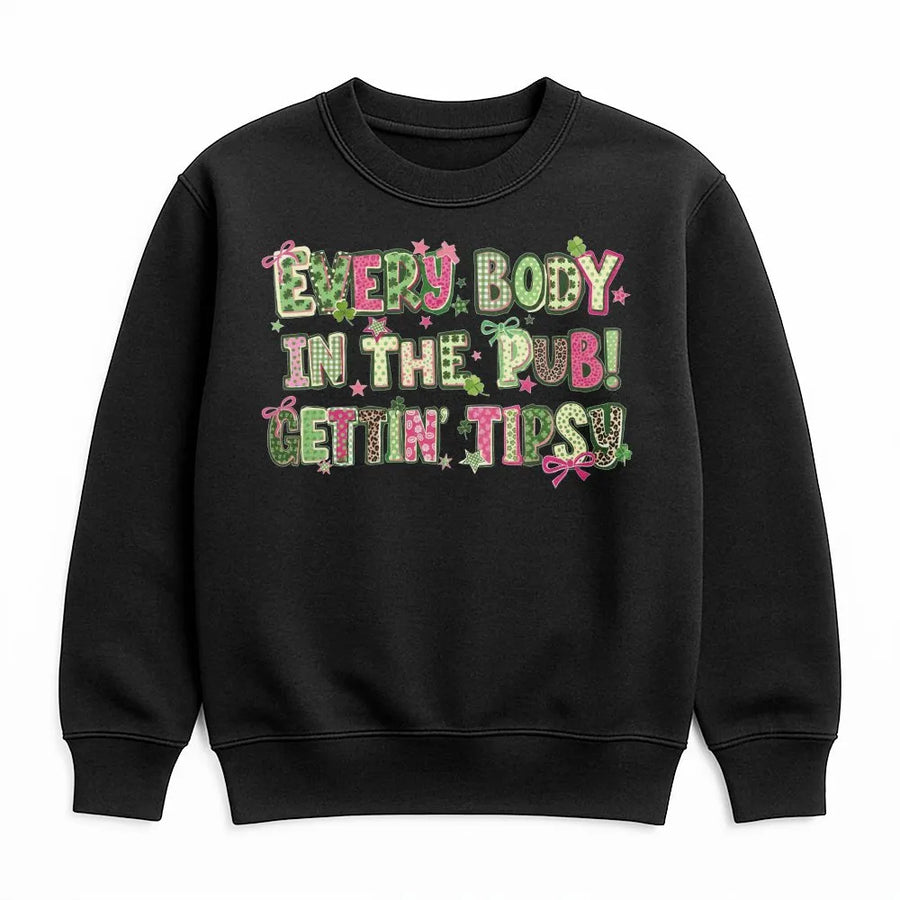 St. Patrick's Day Sweatshirt | Funny Irish Pub Quote Graphic | Premium Cotton Blend Crewneck | Drinking Shirt Gift for Her