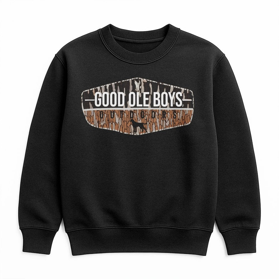 Good Ole Boys Outdoors Sweatshirt | Hunting Camo Graphic Crewneck | Premium Cotton Blend | Gift for Country Hunter and Outdoor Enthusiast
