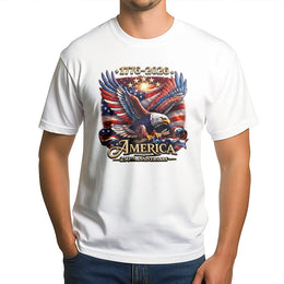 America 250th Anniversary T-Shirt | Commemorative 1776-2026 Bald Eagle Graphic | Premium Cotton Blend Sweatshirt | Collector's Patriotic Gift