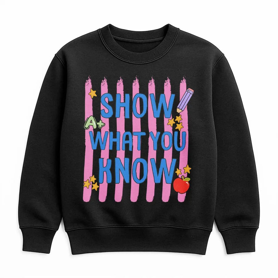 Show What You Know Teacher Shirt | Cute Motivational Testing Day Tee | Premium Soft Cotton | Teacher Appreciation Gift