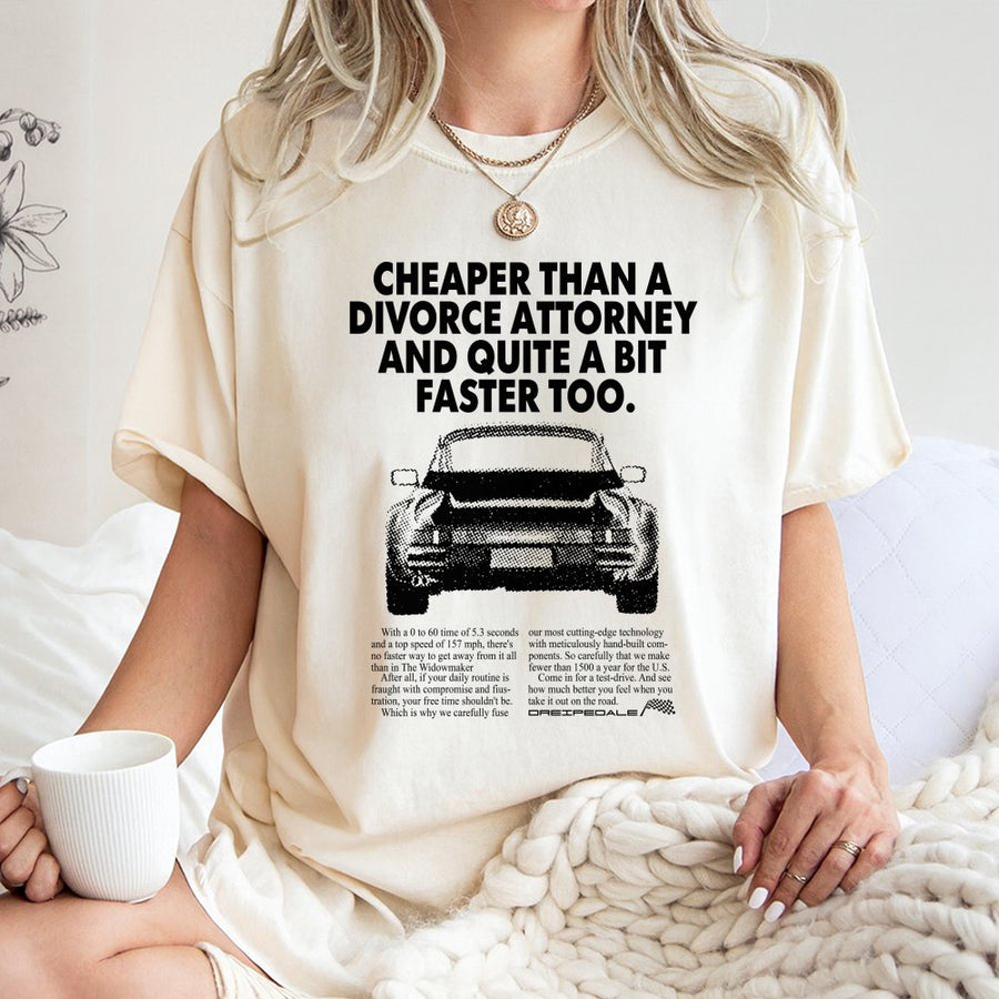 Car Enthusiast T-Shirt | Classic Sports Car Advertisement Design | 100% Premium Cotton Tee | Funny Automotive Gift For Gearheads
