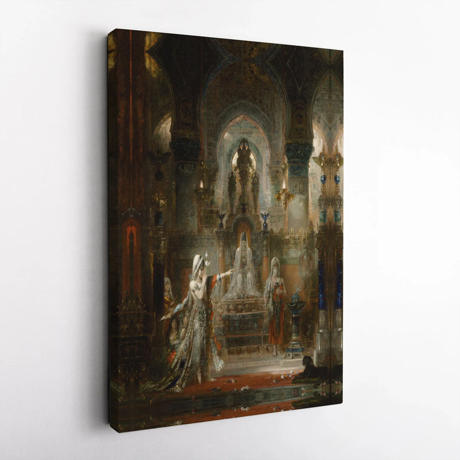 Gustave Moreau The Apparition Canvas Art | Symbolist Masterpiece Print | Premium 1.25-Inch Gallery Wrap | Vintage Wall Decor for Art Enthusiasts