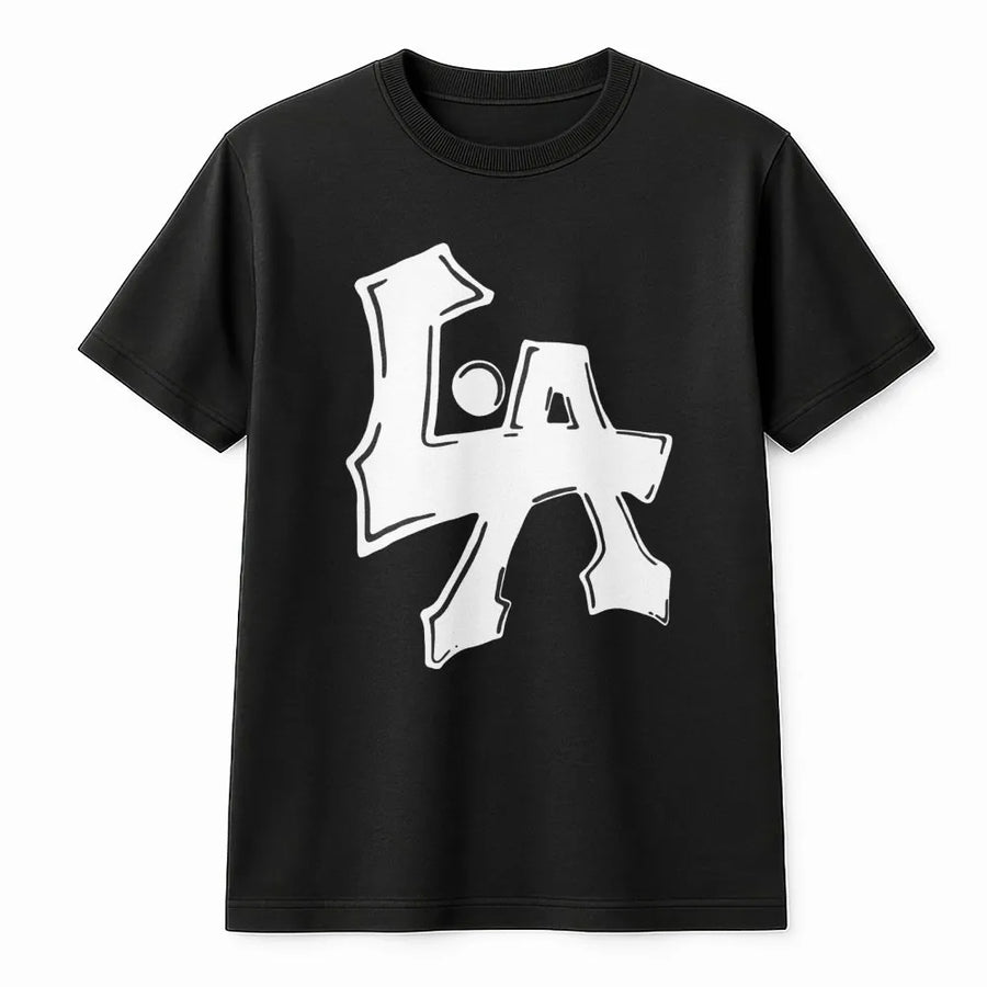 Los Angeles LA Graffiti T-Shirt | Urban Streetwear Graphic Tee | Premium Cotton Soft Crewneck | City Pride Gift for Men and Women