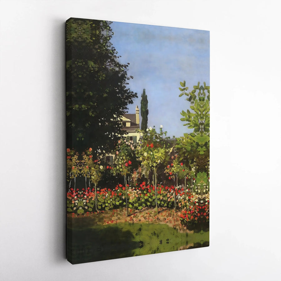 Manet Garden at Versailles Canvas Print | Vintage Impressionist Painting | Premium Gallery Quality Canvas | Collector's Gift for Home Decor