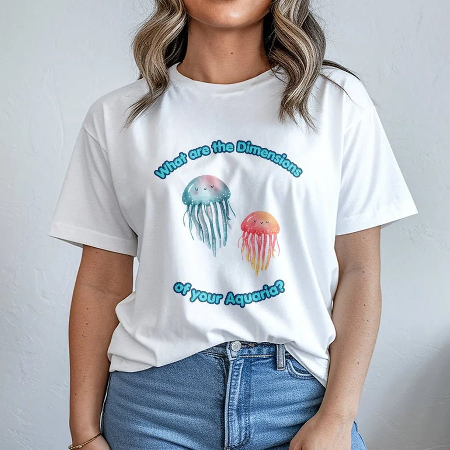 Jellyfish T-Shirt | Cute Watercolor Sea Life Graphic | Premium Cotton Unisex Tee | Gift for Marine Biologist and Ocean Lover