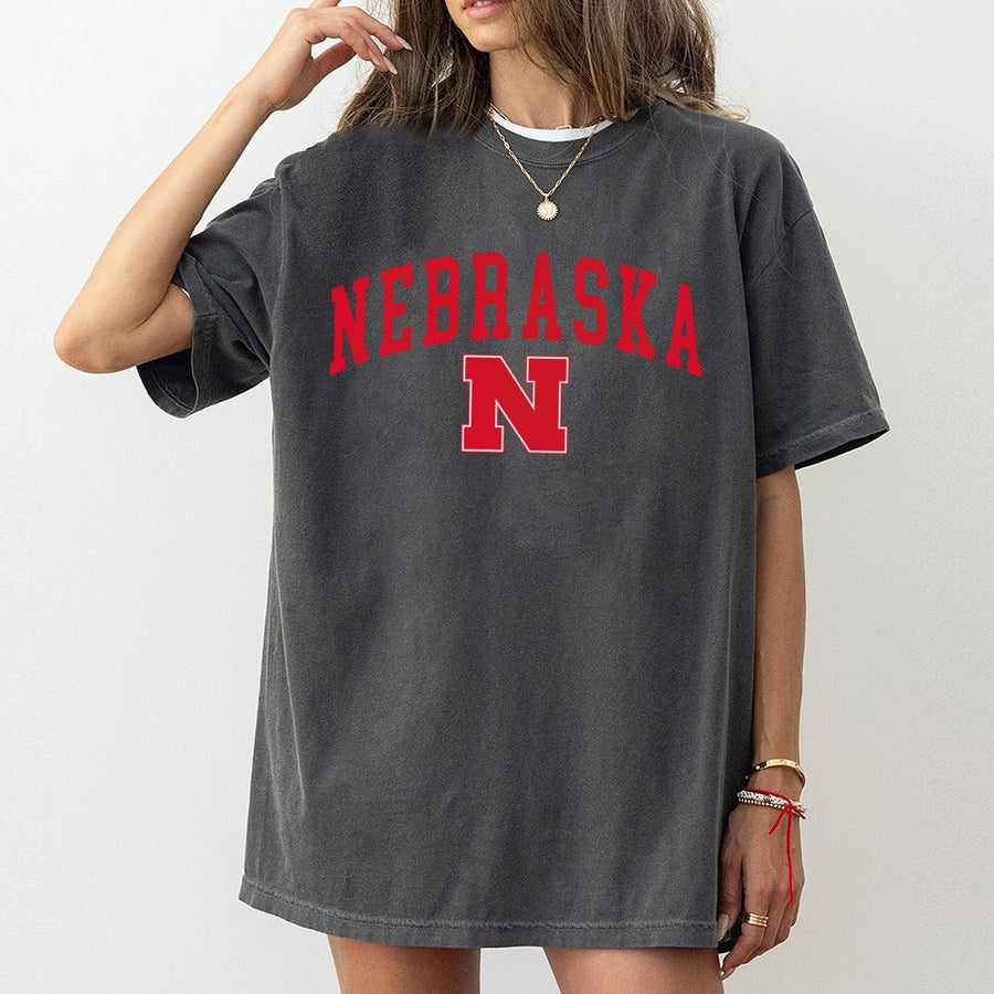 Nebraska N Collegiate Logo T-Shirt