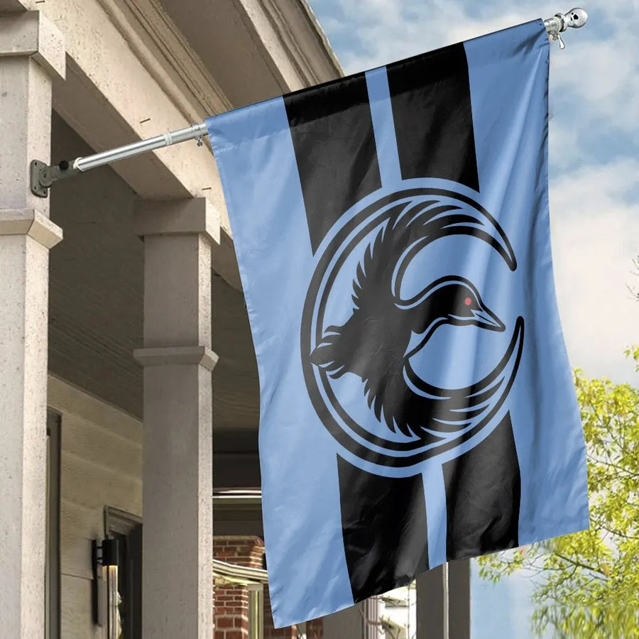 Minnesota Loon Flag | Alternative State Rebel Design Banner | Premium Double Sided Polyester | Outdoor Yard Decor Gift for Minnesotans