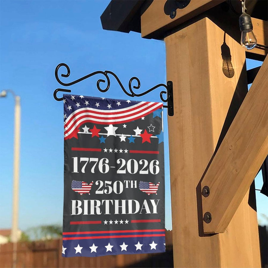 USA 250th Anniversary Garden Flag | 1776-2026 Patriotic Decor | Premium Weather-Resistant Polyester | Independence Day Gift For Home Garden