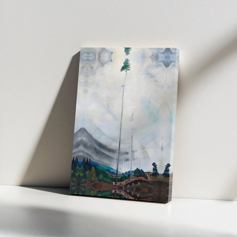 Abstract Landscape Canvas Art | Surreal Tree Wall Decor | 1.25 Inch Gallery Wrap | Fine Art Print for Home Office Gift