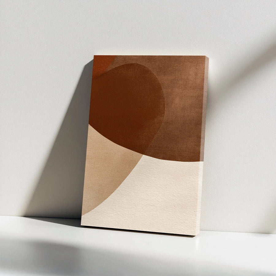 Abstract Geometric Canvas Print | Modern Minimalist Textured Art | Thick Gallery Wrapped Canvas | Premium Home & Office Decor