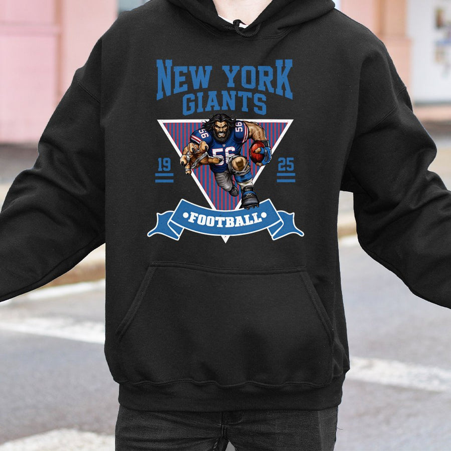 New York Giants Football 1925 With Cartoon Player Graphic Hoodie