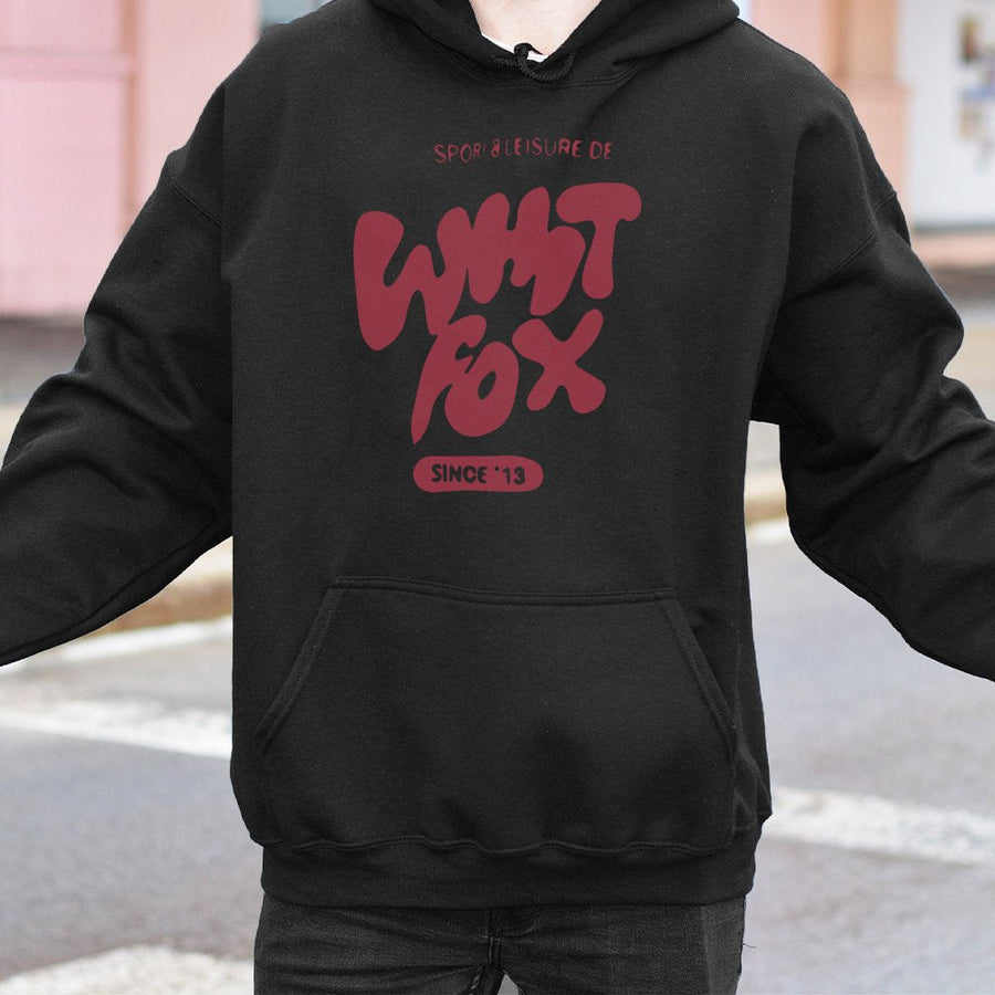 What The Fox Hoodie | Retro Sport And Leisure Graphic | Premium Cotton-Blend Pullover | Unisex Streetwear Gift For Her And Him
