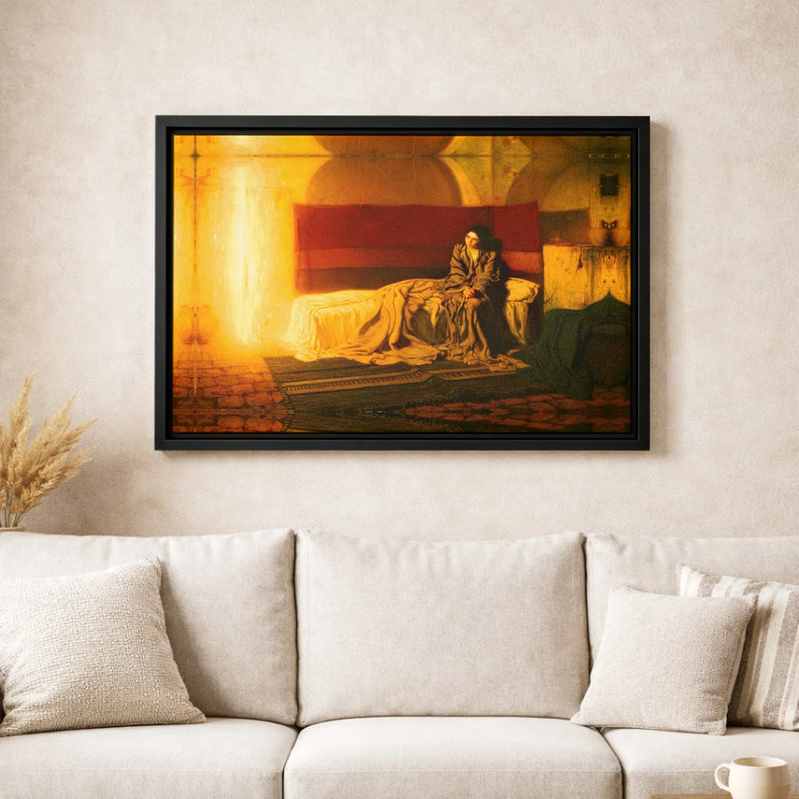 The Annunciation by Henry Ossawa Tanner Canvas | Fine Art Religious Wall Decor | Premium Gallery Wrap Print | Christian Home Gift