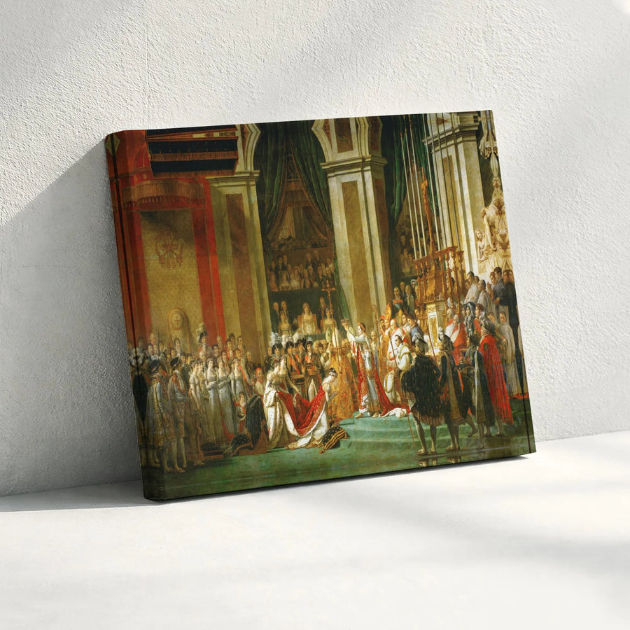 Coronation of Napoleon Canvas Print | Jacques-Louis David Historical Painting | Premium Gallery Quality Print | Collector's Gift for History Buffs