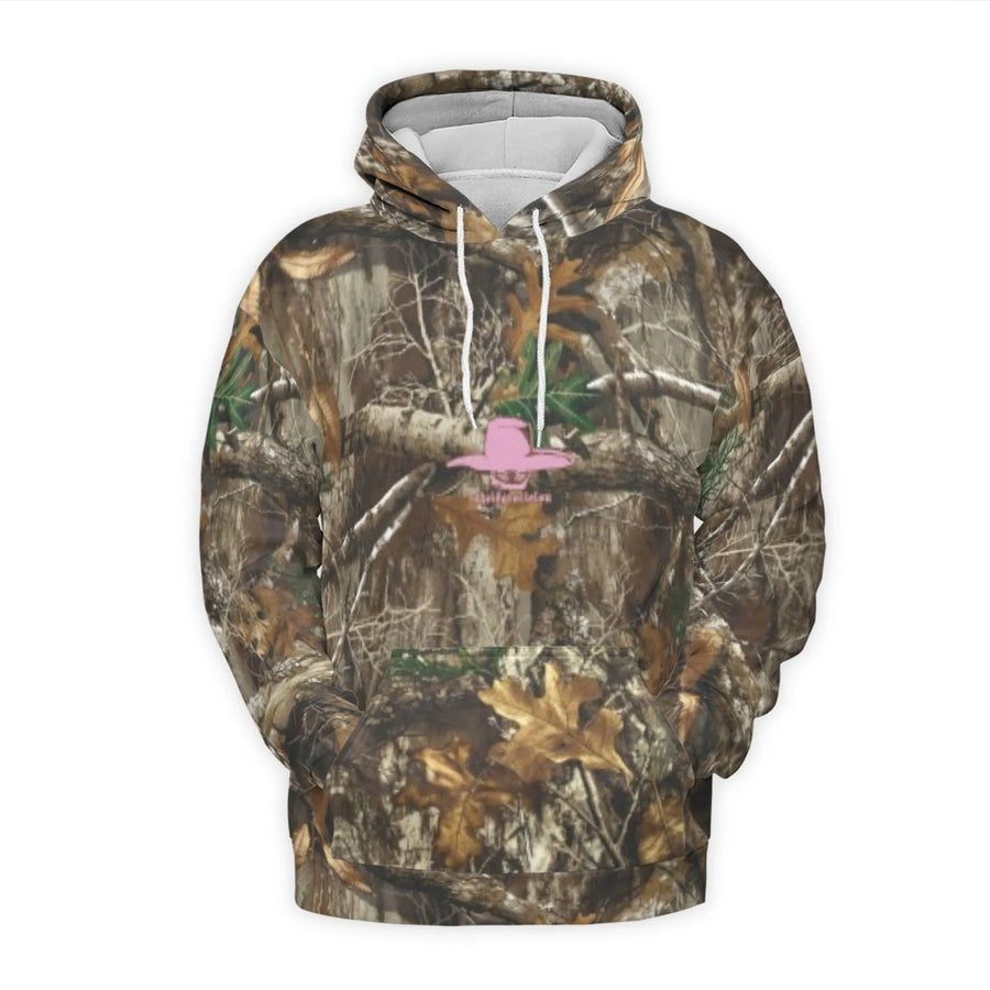 Camo Cowboy Hoodie | Will Shake My Ass For Cowboys Graphic | Brushed Fleece Polyester Pullover | Western Style Gift for Cowgirl