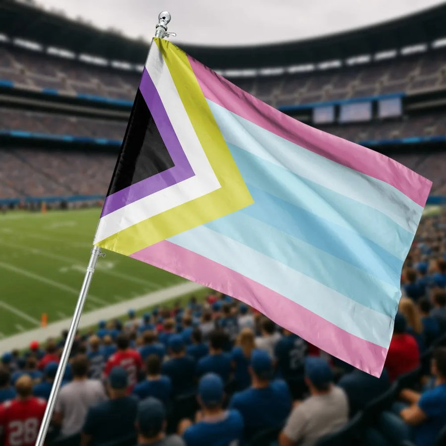 Transmasculine Nonbinary Pride Flag | Double Sided LGBT Pride Banner | Premium Weather-Resistant Polyester | Outdoor Decor Gift for Home & Yard