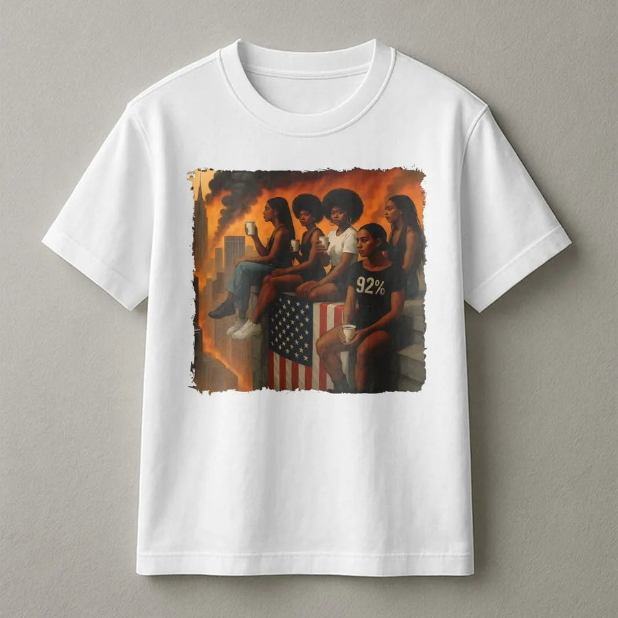 Black History 92 Percent Truth T-Shirt | Political Commentary Graphic | Premium Soft Cotton | Gift for Black Women & Activists