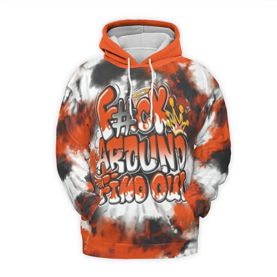 Fuck Around And Find Out 3D Hoodie | Urban Graffiti Streetwear Design | Premium Soft Brushed Fleece | Edgy Gift For Him And Her