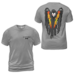 AC-130 Gunship Spooky T-Shirt | Grim Reaper Air Force Graphic Tee | Premium Polyester Blend | Tactical Military Gift for Veterans & Aviation Fans