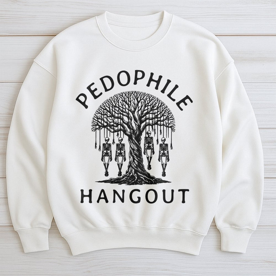Skeleton Tree Graphic Sweatshirt | Edgy Dark Humor Apparel | Premium Cotton Blend | Unisex Gothic Streetwear Gift
