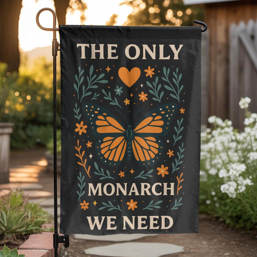 Monarch Butterfly Garden Flag | Floral Nature Yard Decor | Premium Weather-Resistant Polyester | Gift for Butterfly Lovers & Nature Enthusiasts