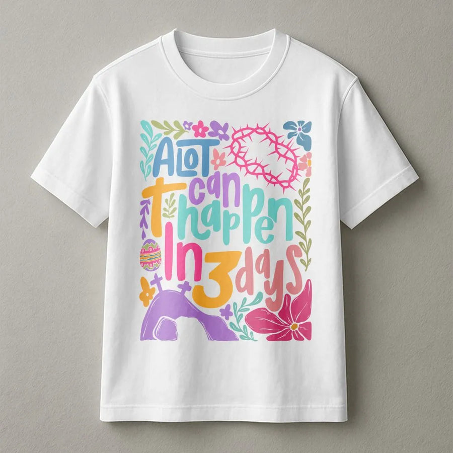 He Is Risen Easter T-Shirt | Boho Faith Christian Graphic Tee | 100% Soft Cotton Premium Quality | Religious Gift for Men and Women