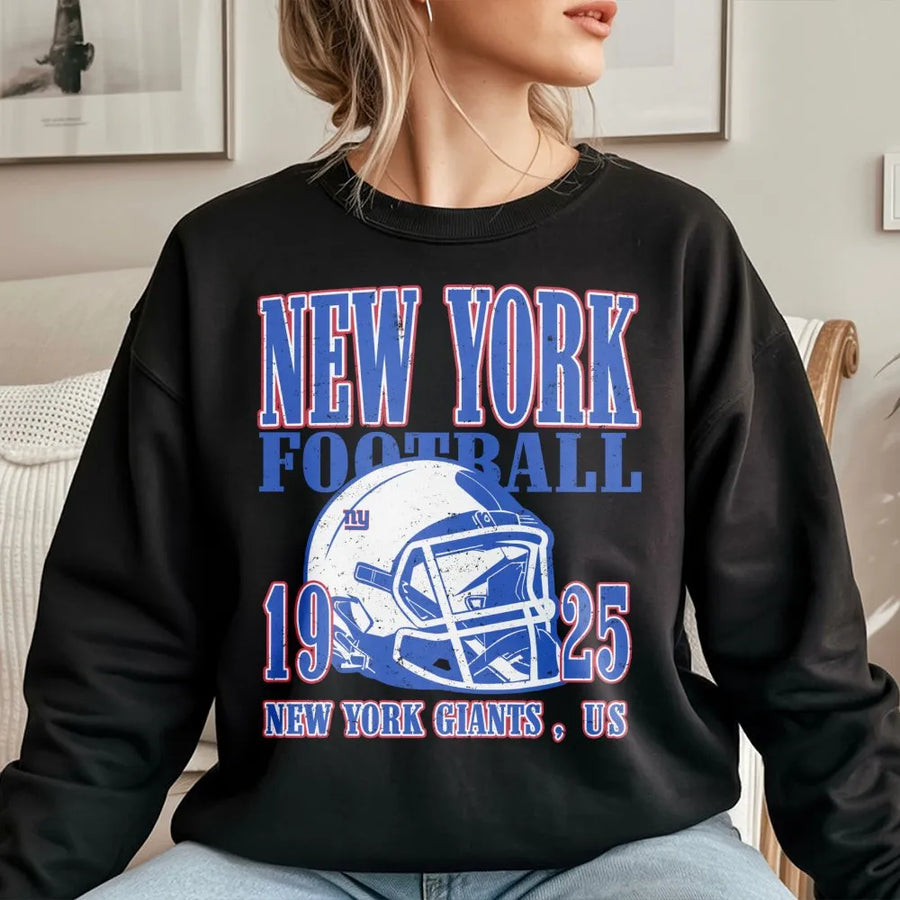 New York Football 1925 New York Giants, Us With Helmet Sweatshirt