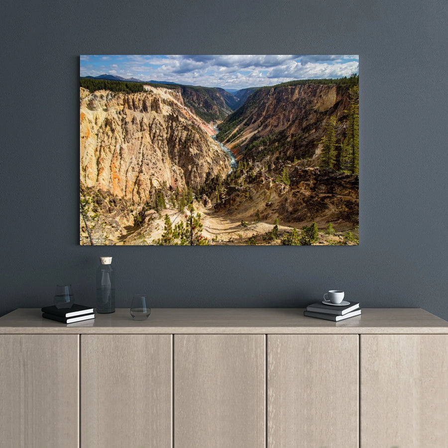 Grand Canyon Yellowstone River Canvas Print | Professional Nature Photography Wall Art | 1.25-Inch Gallery Wrap | Premium Decor Gift for Nature Lovers