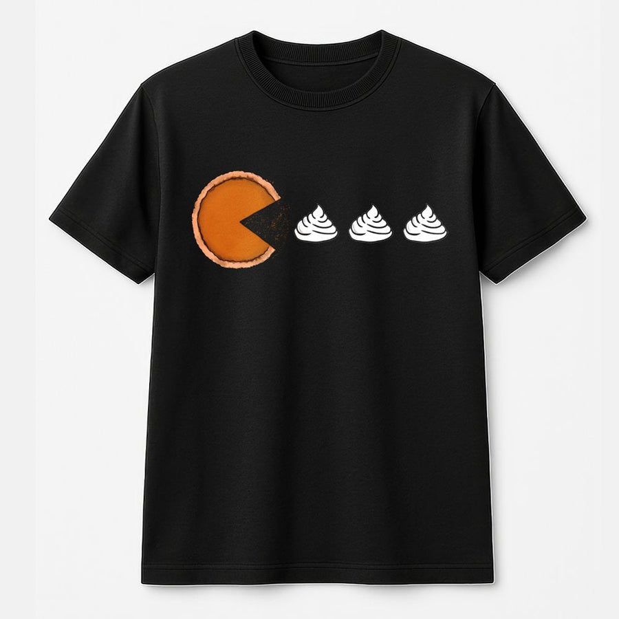 Pumpkin Pie T-Shirt | Funny Thanksgiving Whipped Cream Design | 100% Cotton Premium Tee | Cute Fall Outfit Gift for Her