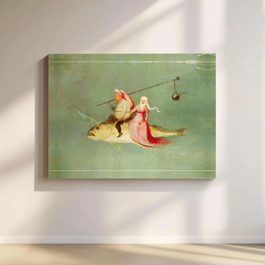 Hieronymus Bosch Canvas Wall Art | The Temptation of St Anthony Print | Thick Gallery Wrap Canvas | Collector's Fine Art Gift for Home Decor
