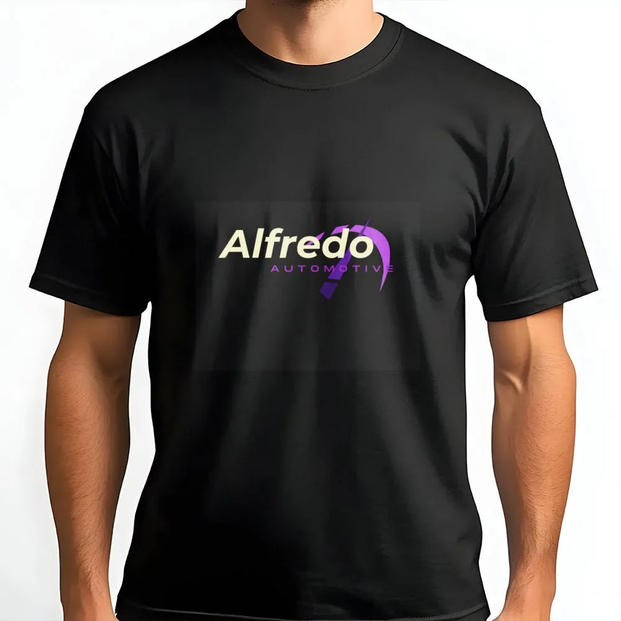 Alfredo Automotive Logo T-Shirt | Modern Car Brand Graphic Tee | Premium 100% Cotton | Gift for Car Enthusiast