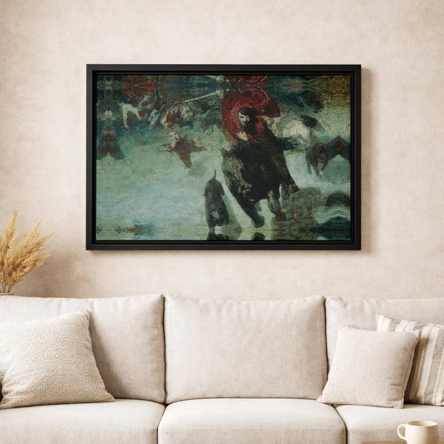 Asmodea Canvas Print by Francisco Goya | Dark Academia Gothic Wall Art | Premium Gallery-Wrapped Canvas | Masterpiece Reproduction for Home Decor