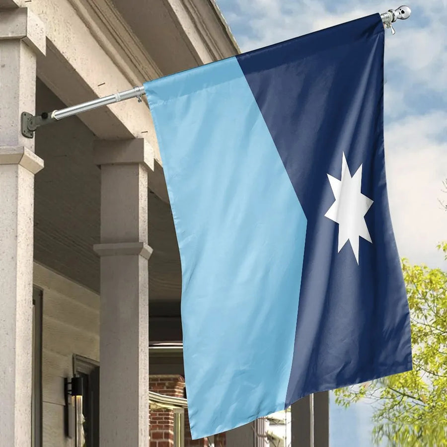 Official New Minnesota State Flag | Double-Sided North Star Design | UV Fade-Resistant Polyester | Outdoor Decor Gift for Minnesotans