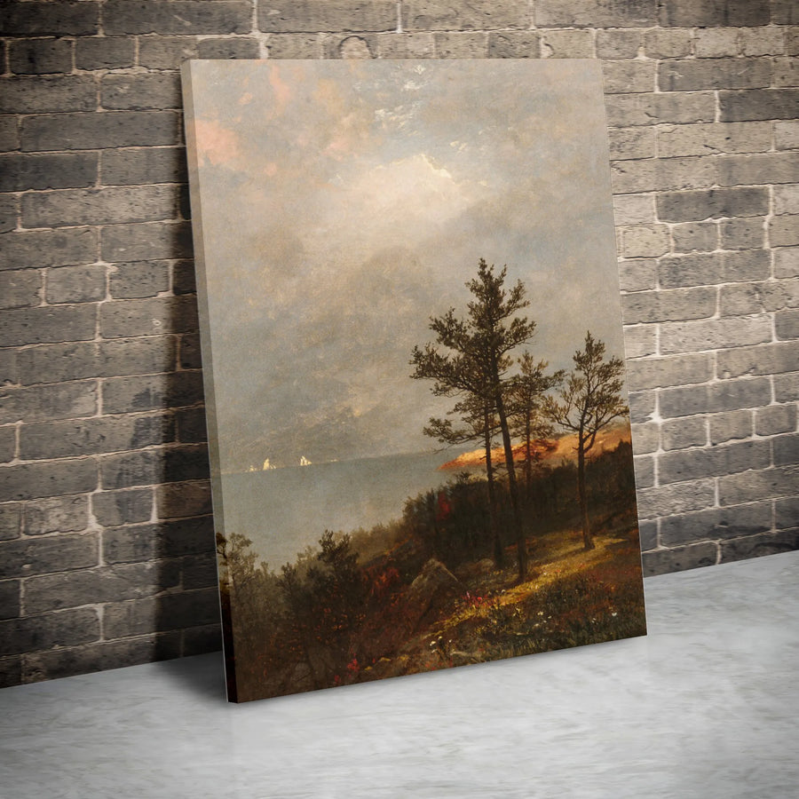 The Coast Of California Canvas | Albert Bierstadt Vintage Landscape Wall Art | Gallery-Quality 1.25 Inch Profile | Premium Home Decor Gift