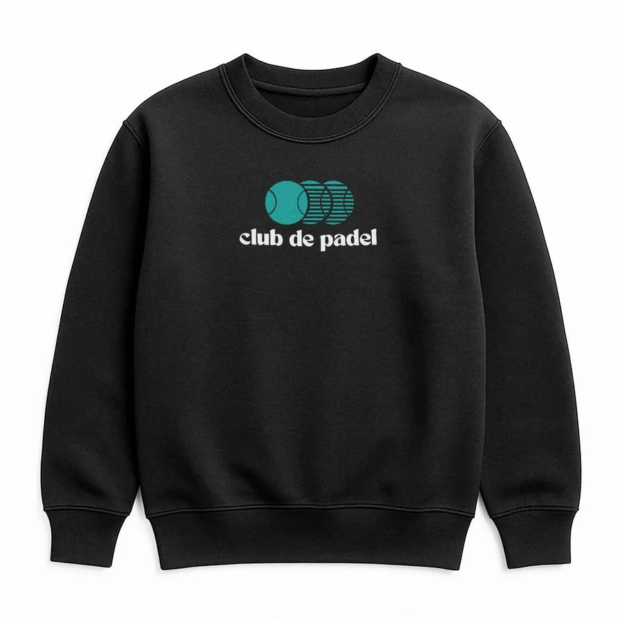 Club De Padel Sweatshirt | Minimalist Padel Ball Graphic Sweatshirt | Premium Cotton Blend | Gift for Padel Tennis Player