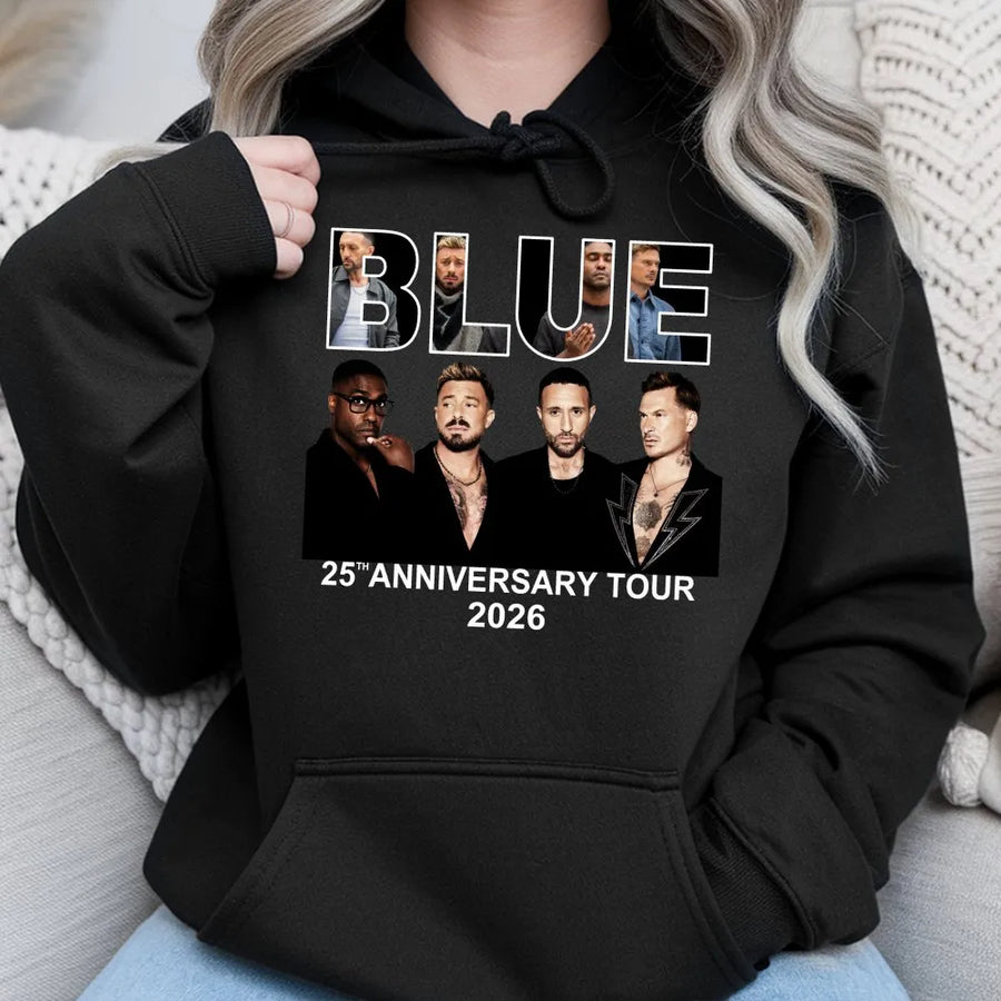 Music Concert Tour Hoodie | 25th Anniversary Graphic Print | Soft Cotton-Polyester Blend | Limited Edition Gift For Music Lovers