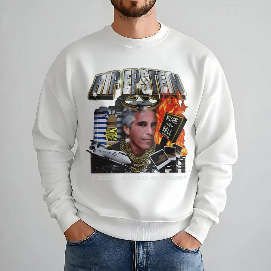 Graphic Print Sweatshirt | Vintage Meme Aesthetic Design | Premium Cotton Blend Fabric | Unisex Statement Apparel for Humor Fans