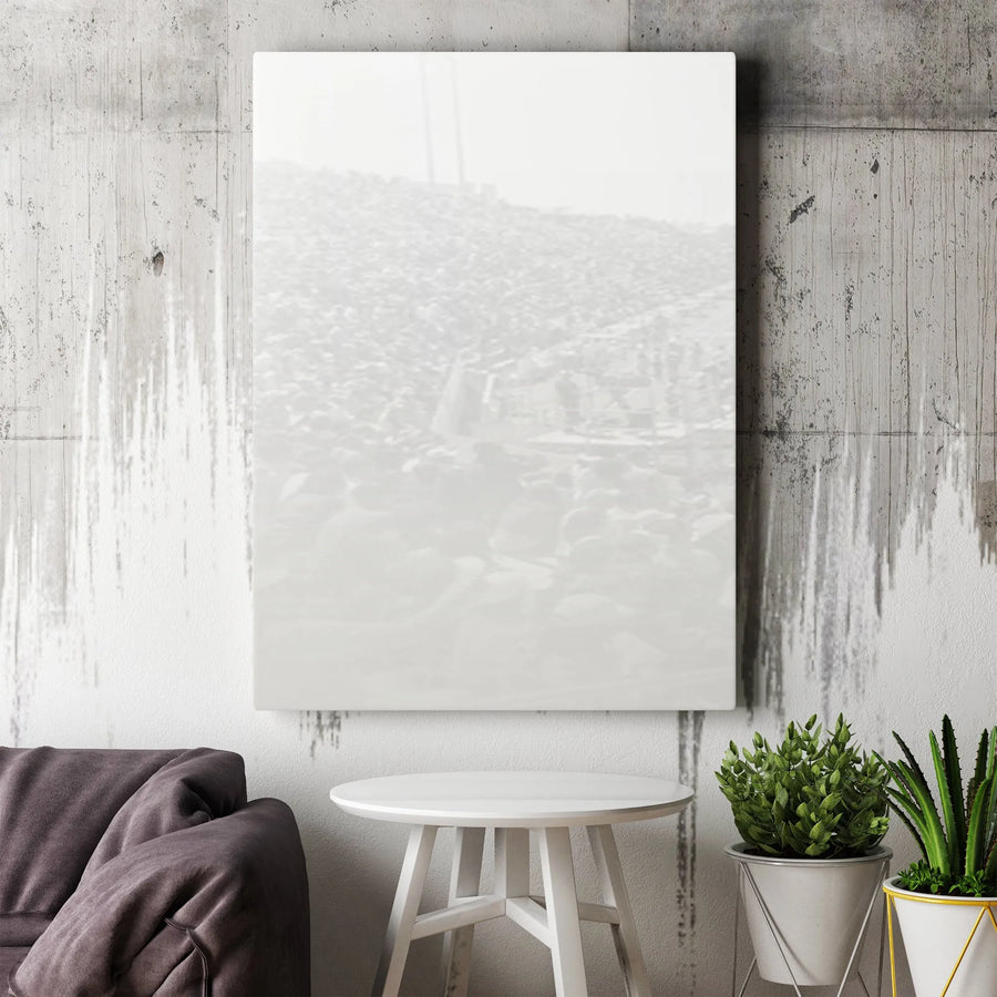Historic Event Canvas Print | Vintage Black and White Crowd Photography | Premium Thick Gallery Wrap | Collector's Wall Decor Gift for History Buff