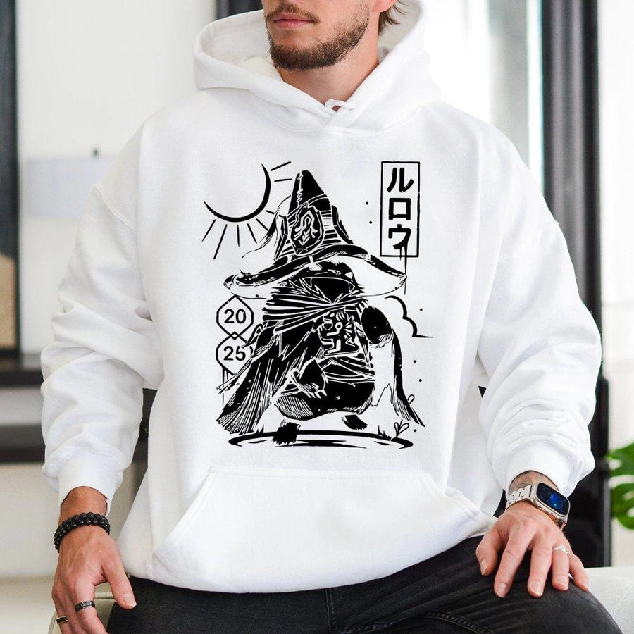 Fantasy Creature Hoodie | Anime Style Forest Wizard Graphic | Premium Cotton Blend | Gamer Gift for Adventure Lovers