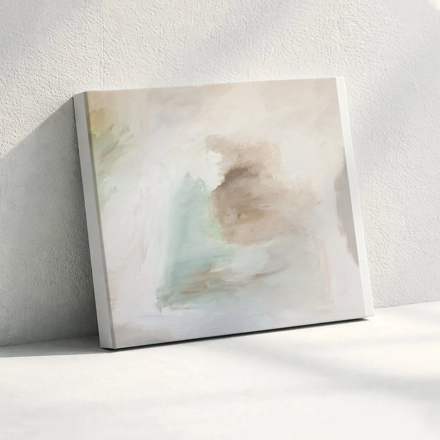 Abstract Canvas Wall Art | Minimalist Brushstroke Artwork | Premium Gallery Wrapped Canvas | Modern Home Decor Gift for Living Room
