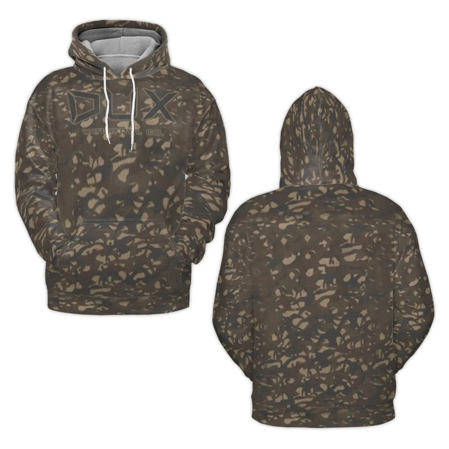 Camo Hunting Hoodie | All-Over Print 3D Wildlife Design | Soft Brushed Polyester Fleece | Premium Gift for Outdoorsmen and Hunters