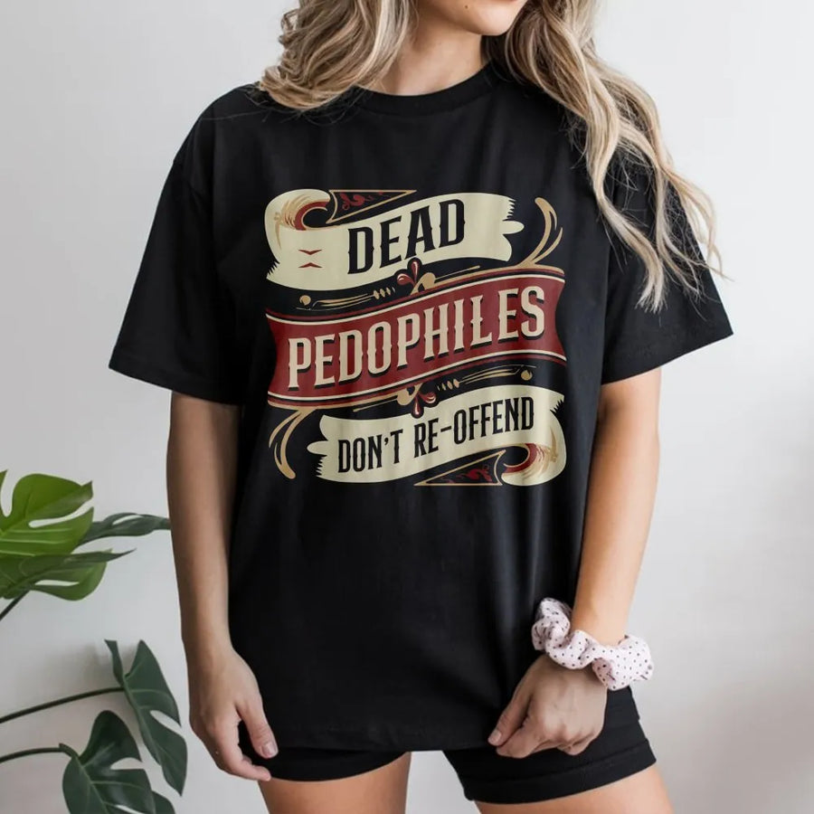 Graphic Awareness T-Shirt | Vintage Ribbon Banner Design | Premium Soft Cotton | Statement Apparel for Social Advocacy